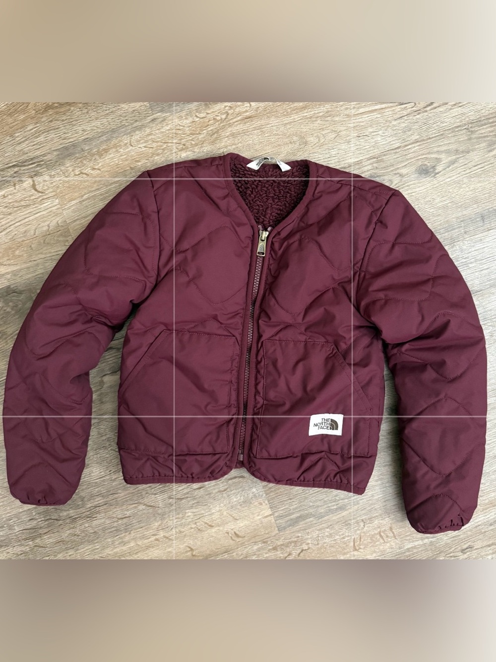 The North Face • Quilted Sherpa Bomber Style Coat